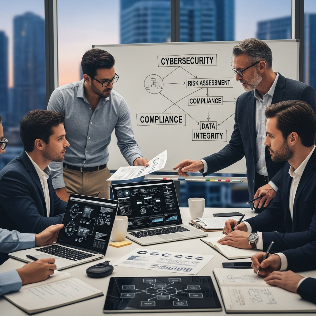 Cloud technology and data visualization image